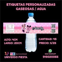 Etiquetas Personalizadas para Gaseosas