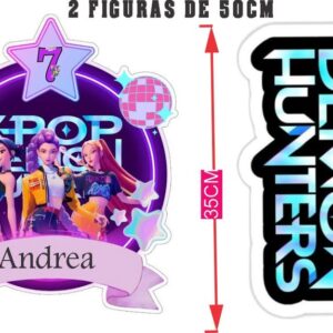 5 Figuras en foam Guerreras KPOP Demon Hunters + regalo