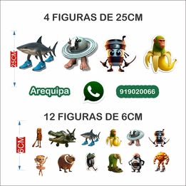 Paquete Figuras en Foam Brainrot - Imagen 3