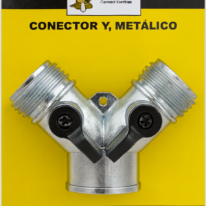 Conector "Y" Metálico Con Dos Llaves Vikingo