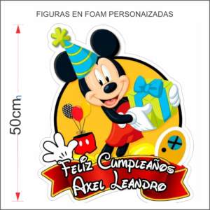 Paquete Figuras en Foam Mickey Mouse