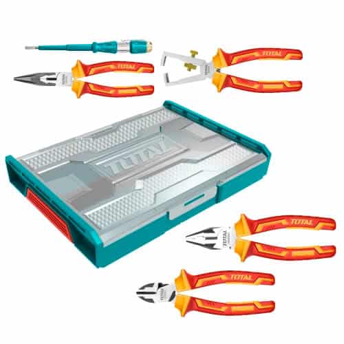 Total Set de Alicates Aislados Estuche 5 piezas Profesional -thktv02p051 - Imagen 2