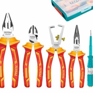 Total Set de Alicates Aislados Estuche 5 piezas Profesional -thktv02p051